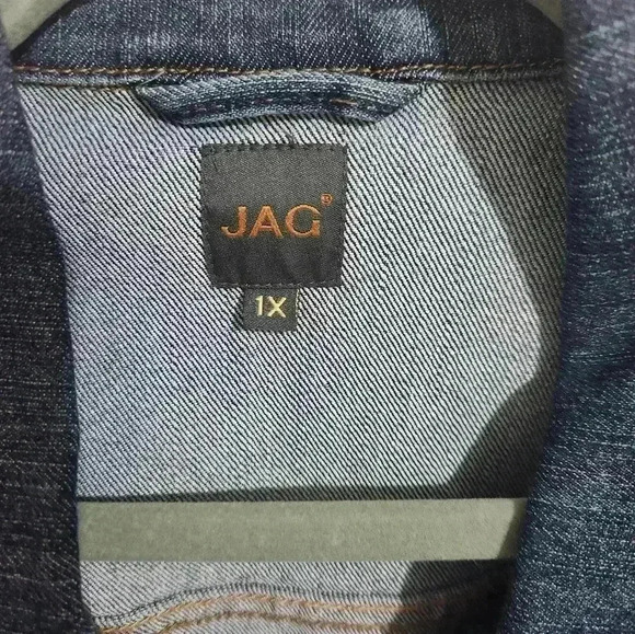 Womens JAG jean jacket, size 1x - Picture 2 of 10